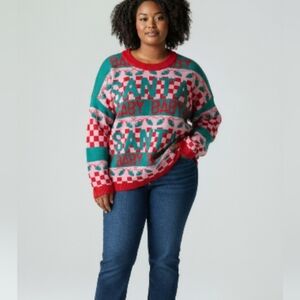 Womens Christmas sweater Santa Baby! Size XXL